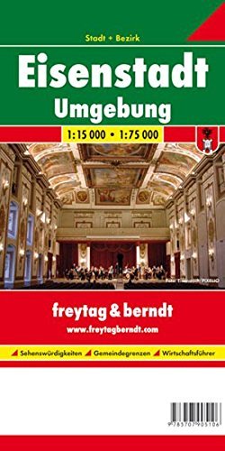 Eisenstadt Surroundings 1:15.000-1:75.000 edito da Freytag & Berndt