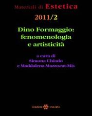 Dino Formaggio. Fenomenologia e artisticità edito da Unicopli