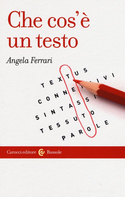 Che cos'è un testo di Angela Ferrari edito da Carocci