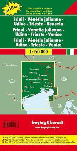 Friuli Venezia Giulia-Veneto 1:150.000 edito da Freytag & Berndt