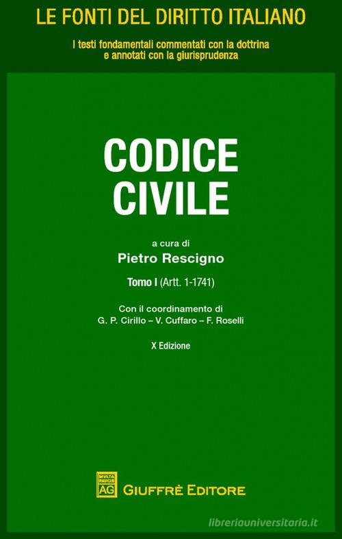 Codice civile edito da Giuffrè