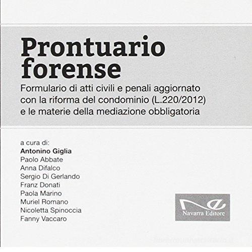 Prontuario forense edito da Navarra Editore