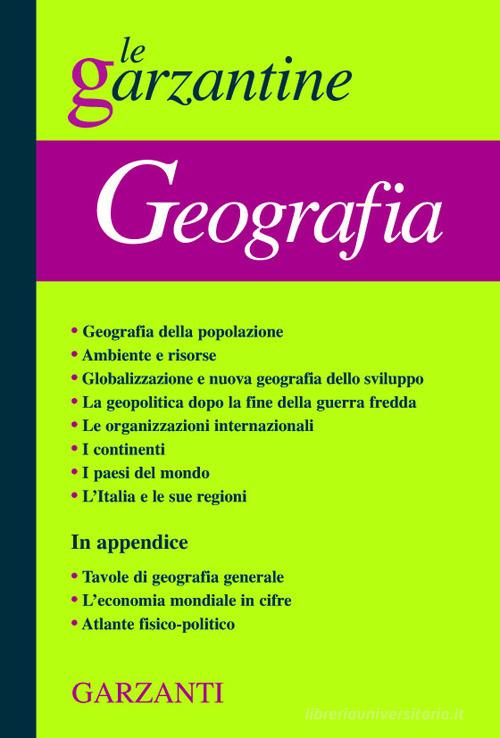 Enciclopedia di geografia edito da Garzanti