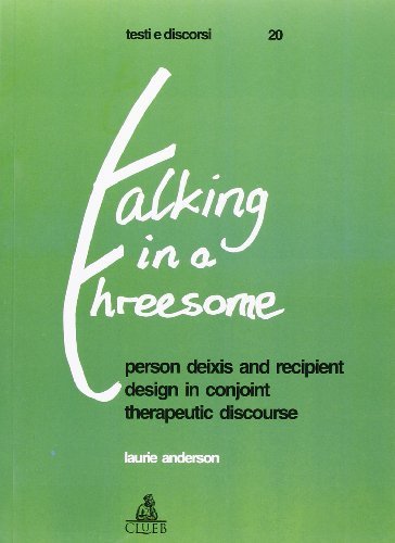 Talking in a threesome di Laurie Anderson edito da CLUEB