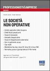 Le società non operative di Annarita Gurrado, Donato Santamaria edito da Maggioli Editore
