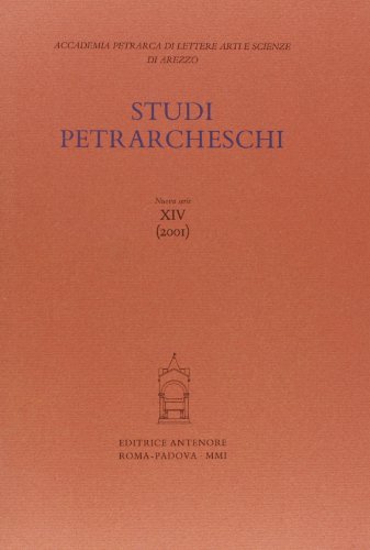 Studi petrarcheschi vol.14 edito da Antenore