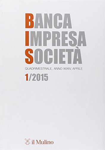 Banca impresa società (2015) vol.1 edito da Il Mulino