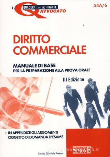 Diritto commerciale. Manuale di base per la preparazione alla prova orale edito da Edizioni Giuridiche Simone