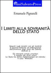 I limiti alla sovranità dello Stato di Emanuele Pignatelli edito da UniSalento Press