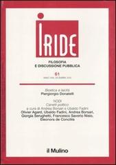 Iride (2010) vol.3 edito da Il Mulino
