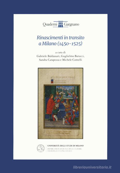 Rinascimenti in transito a Milano (1450-1525) edito da Ledizioni
