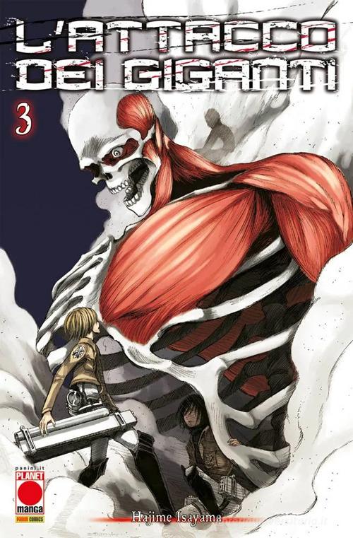 L'attacco dei giganti vol. 3 di Hajime Isayama edito da Panini Comics