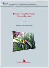 Pensare, fare, diffondere cultura inclusiva edito da Padova University Press