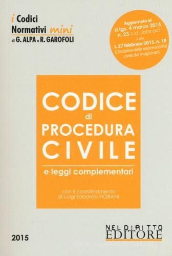 Codice di procedura civile e leggi complementari edito da Neldiritto Editore