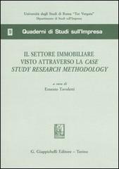 Il settore immobiliare visto attraverso la Case Study Research Methodology edito da Giappichelli