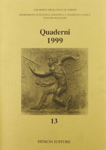 Quaderni del Dipartimento di filologia linguistica e tradizione classica (1999) edito da Pàtron