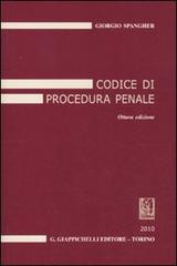 Codice di procedura penale di Giorgio Spangher edito da Giappichelli