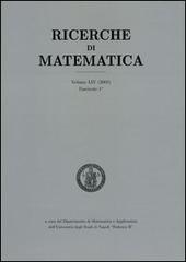 Ricerche di matematica (1997) vol.46.1 edito da Aracne