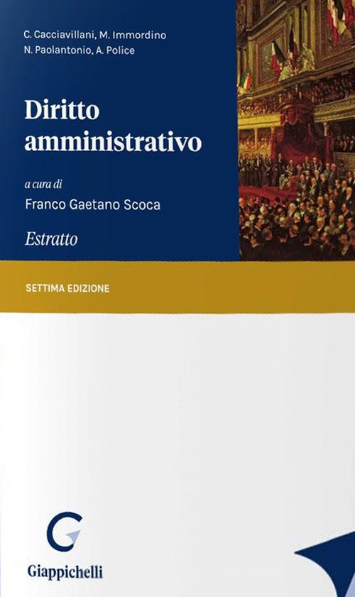 Diritto amministrativo. Estratto edito da Giappichelli