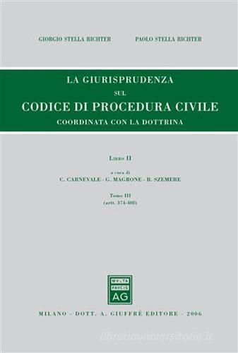 Rassegna di giurisprudenza del Codice di procedura civile vol.2.3 edito da Giuffrè