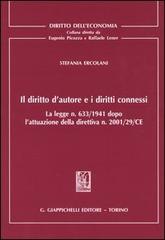 Il diritto d'autore e i diritti connessi di Stefania Ercolani edito da Giappichelli