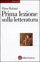 Prima lezione sulla letteratura di Piero Boitani edito da Laterza