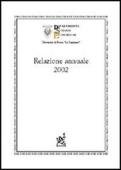 Relazione annuale 2002 edito da Aracne
