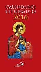Calendario liturgico 2016 edito da San Paolo Edizioni