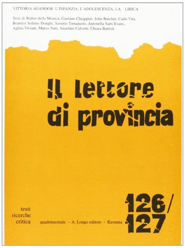 Il lettore di provincia vol.126-127 edito da Longo Angelo