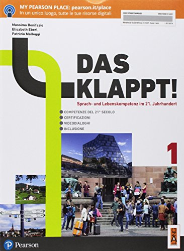 Das klappt! Per il biennio delle Scuole superiori. Con Contenuto digitale per accesso online. Con Contenuto digitale per download vol. 1 di Massimo Bonifazio, Elizabeth Eberi, Patrizio Malloggi edito da Lang
