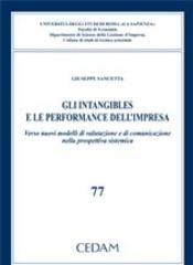 Gli intangibles e le performance dell'impresa di Giuseppe Sancetta edito da CEDAM