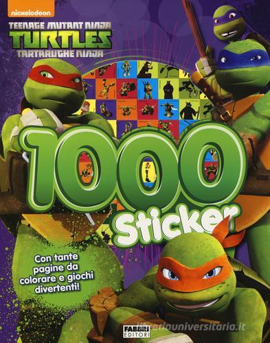 1000 sticker. Con adesivi. Teenage mutant ninja turtles. Ediz. illustrata edito da Fabbri