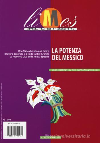 Limes. Rivista italiana di geopolitica (2017) vol.8 edito da Gedi (Gruppo Editoriale)