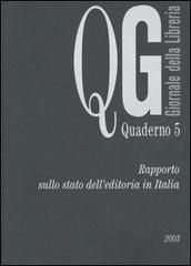 Rapporto sullo stato dell'editoria in Italia 2003 edito da AIE