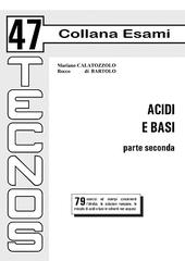Acidi e basi vol.2 di Mariano Calatozzolo, Rocco Di Bartolo edito da Tecnos