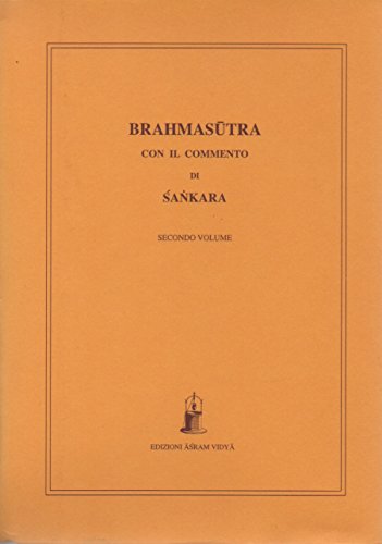 Brahmasutra con il commento di Sankara edito da Asram Vidya