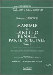 Manuale di diritto penale. Parte speciale vol.2 di Roberto Garofoli edito da Neldiritto.it