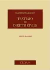 Trattato di diritto civile vol.2 di Francesco Galgano edito da CEDAM