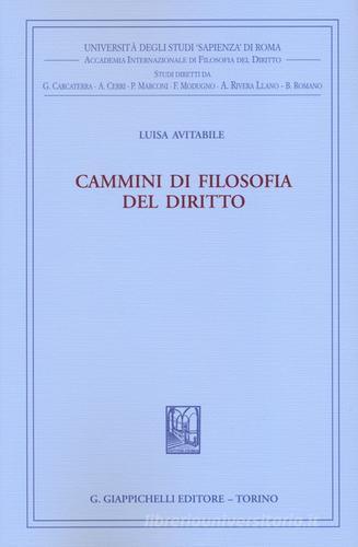 Cammini di filosofia del diritto di Luisa Avitabile edito da Giappichelli