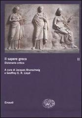 Il sapere greco. Dizionario critico vol.2 edito da Einaudi