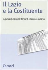 Il Lazio e la Costituente edito da Carocci