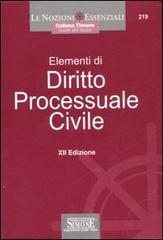 Elementi di diritto processuale civile edito da Edizioni Giuridiche Simone