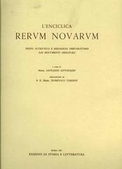 L' enciclica «Rerum novarum» edito da Storia e Letteratura