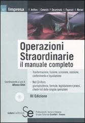 Operazioni straordinarie. Il manuale completo. Con CD-ROM edito da Sistemi Editoriali