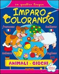 Imparo colorando in 4 lingue. Animali-Giochi edito da Joybook