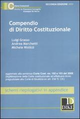Compemdio di diritto costituzionale di Luigi Grasso, Andrea Marchetti, Michele Nisticò edito da Dike Giuridica Editrice