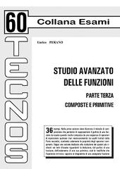 Studio avanzato delle funzioni vol.3 di Enrico Perano edito da Tecnos