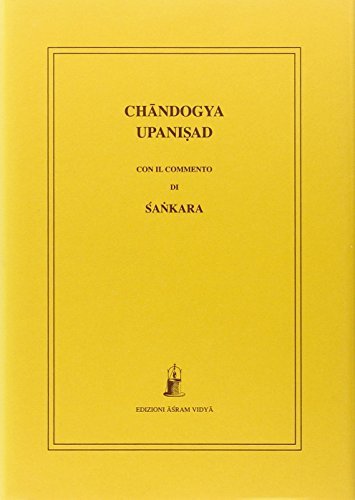 Chandogya upanisad con il commento di Sankara edito da Asram Vidya