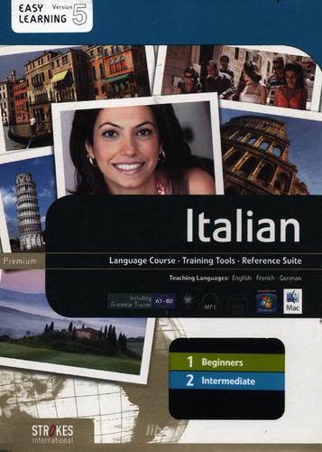 Italiano. Vol. 1-2. Corso interattivo per principianti-Corso interattivo intermedio. DVD-ROM edito da Strokes International