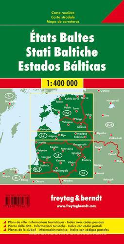 Stati Baltici 1:400.000 edito da Freytag & Berndt